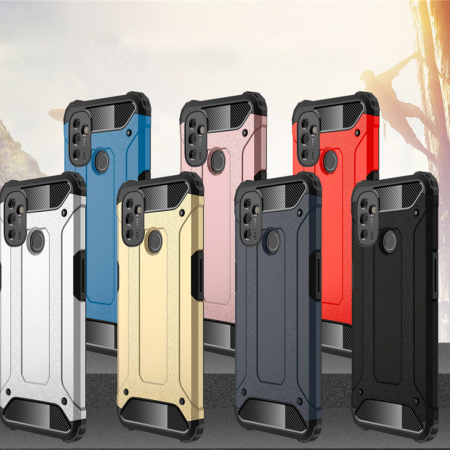 Husa Hybrid Armor pentru OnePlus Nord N100, Negru [9]