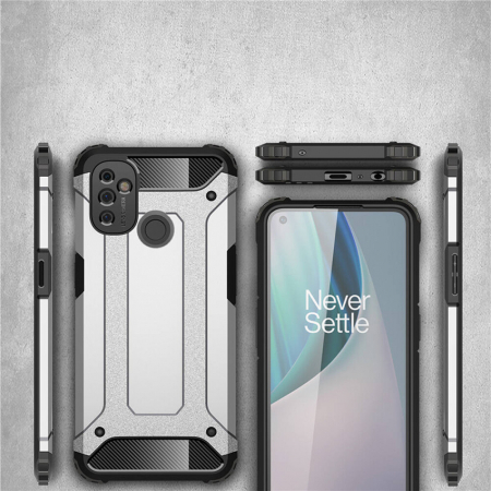 Husa Hybrid Armor pentru OnePlus Nord N100, Negru [7]