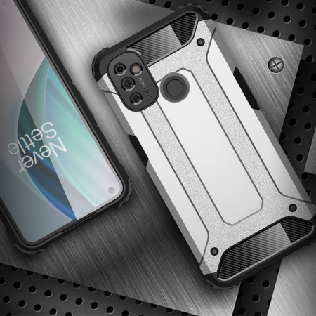 Husa Hybrid Armor pentru OnePlus Nord N100, Negru [2]