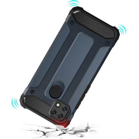 Husa Hybrid Armor pentru OPPO A15 / A15s, Negru [4]