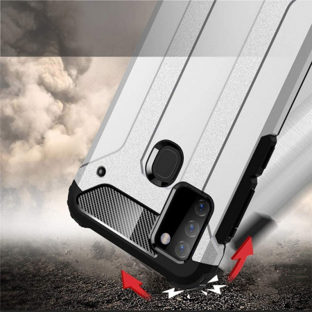 Husa Hybrid Armor pentru OPPO A53, Negru [3]