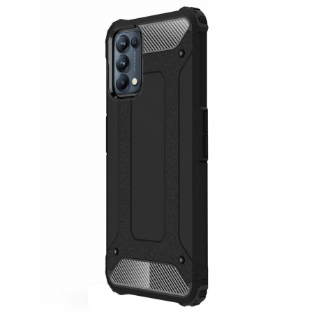 Oppo - Husa Hybrid Armor pentru OPPO Reno5 Pro 5G, Negru