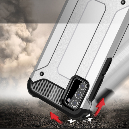 Husa Hybrid Armor pentru Samsung Galaxy A02s, Negru [3]