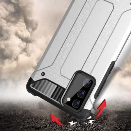 Husa Hybrid Armor pentru Samsung Galaxy A03s, Negru [3]