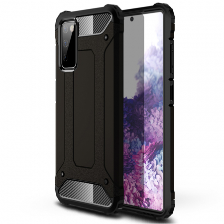 Galaxy A03s - Husa Hybrid Armor pentru Samsung Galaxy A03s, Negru