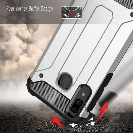 Husa Hybrid Armor pentru Samsung Galaxy A20e, Negru [9]