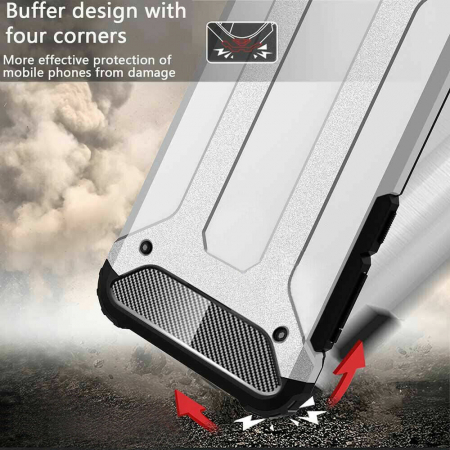 Husa Hybrid Armor pentru Samsung Galaxy A21s, Negru [7]