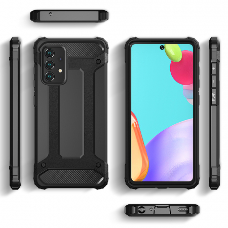 Husa Hybrid Armor pentru Samsung Galaxy A32 4G, Negru [6]