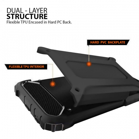 Husa Hybrid Armor pentru Samsung Galaxy A51 5G, Negru [5]