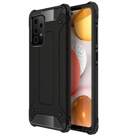 Galaxy A52 - Husa Hybrid Armor pentru Samsung Galaxy A52 5G, Negru