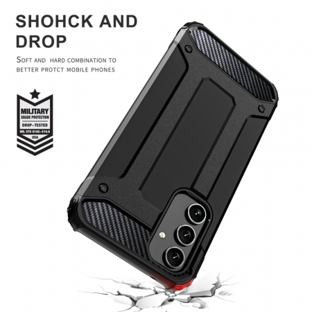 Husa Hybrid Armor pentru Samsung Galaxy A54, Negru [3]