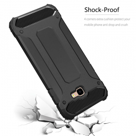 Husa Hybrid Armor pentru Samsung Galaxy J4 Plus (2018), Negru [5]