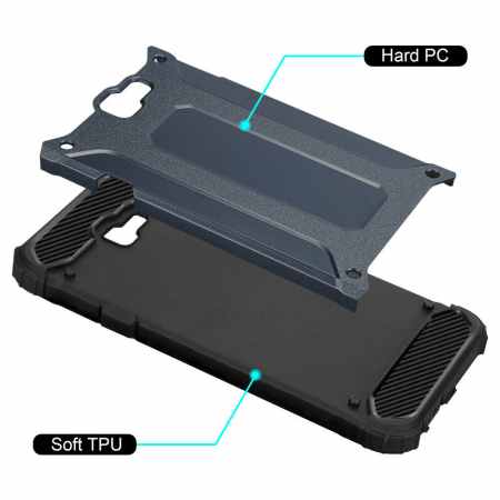 Husa Hybrid Armor pentru Samsung Galaxy J4 Plus (2018), Negru [6]
