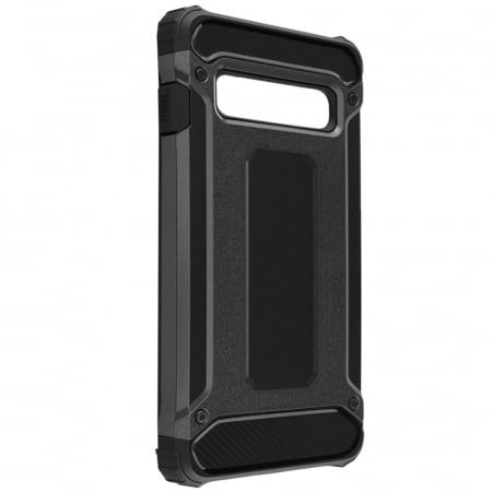 Galaxy S10 - Husa Hybrid Armor pentru Samsung Galaxy S10, Negru