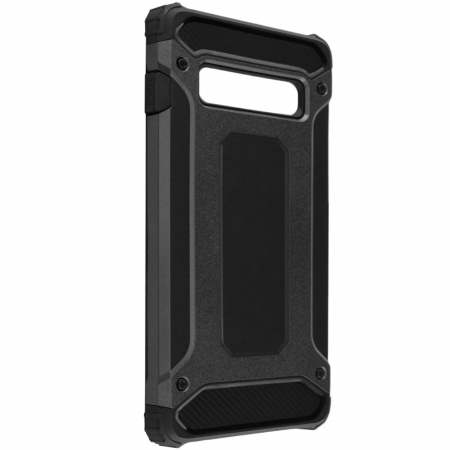 Galaxy S10+ - Husa Hybrid Armor pentru Samsung Galaxy S10+, Negru