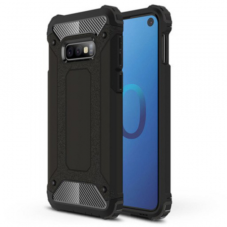 Galaxy S10 - Husa Hybrid Armor pentru Samsung Galaxy S10e, Negru