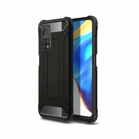 Xiaomi Mi 10T / Mi 10T Pro - Husa Hybrid Armor pentru Xiaomi Mi 10T / 10T Pro, Negru