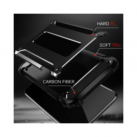 Husa Hybrid Armor pentru Xiaomi Mi 10T Lite, Negru [5]