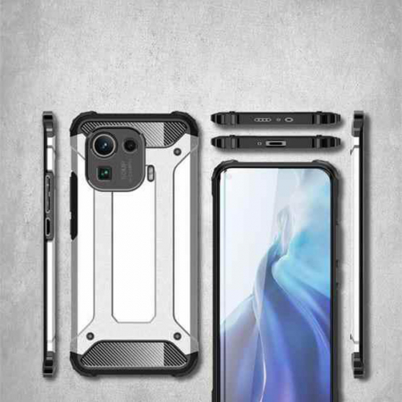 Husa Hybrid Armor pentru Xiaomi Mi 11 Pro, Negru [5]