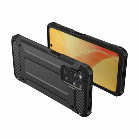 Husa Hybrid Armor pentru Xiaomi Poco M4 Pro 5G, Negru [1]