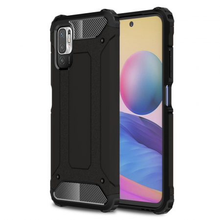 Xiaomi Redmi 10 - Husa Hybrid Armor pentru Xiaomi Redmi 10, Negru