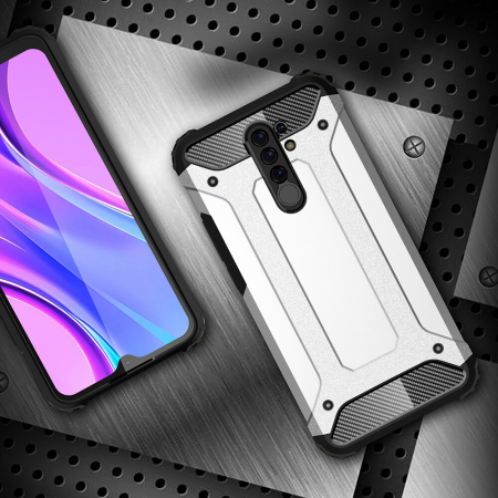 Husa Hybrid Armor pentru Xiaomi Redmi 9, Negru [6]