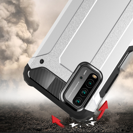 Husa Hybrid Armor pentru Xiaomi Redmi 9T, Negru [3]