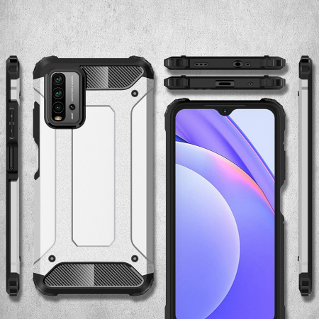 Husa Hybrid Armor pentru Xiaomi Redmi 9T, Negru [4]