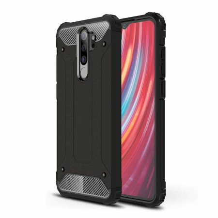 Xiaomi Redmi Note 8 Pro - Husa Hybrid Armor pentru Xiaomi Redmi Note 8 Pro, Negru