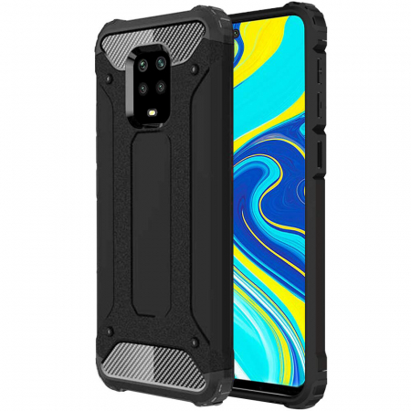 Xiaomi Redmi Note 9S - Husa Hybrid Armor pentru Xiaomi Redmi Note 9S / Note 9 Pro, Negru