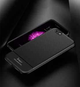 Husa iPaky Carbon Fiber iPhone 7, Negru [3]