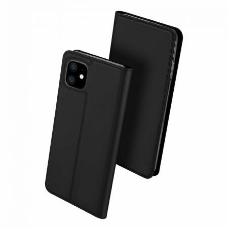 Husa iPhone 11, Dux Ducis Skin Pro Flip Book, Negru [4]