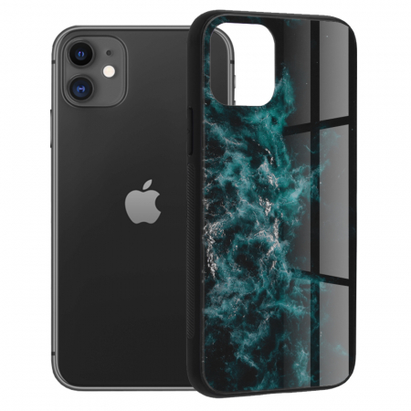 iPhone 11 - Husa iPhone 11,  Glaze Series, Blue Nebula