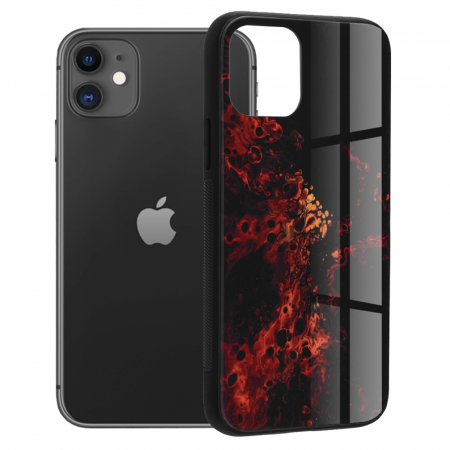 iPhone 11 - Husa iPhone 11, Glaze Series, Red Nebula