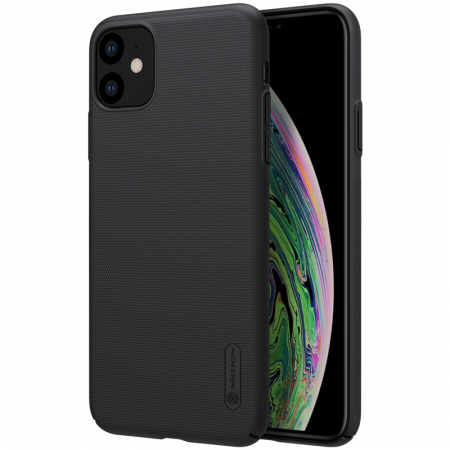 iPhone 11 - Husa iPhone 11, Nillkin Super Frosted Shield, Negru