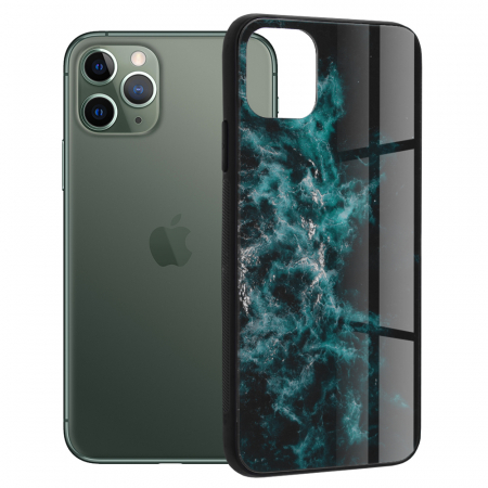 iPhone 11 Pro - Husa iPhone 11 Pro, Glaze Series, Blue Nebula