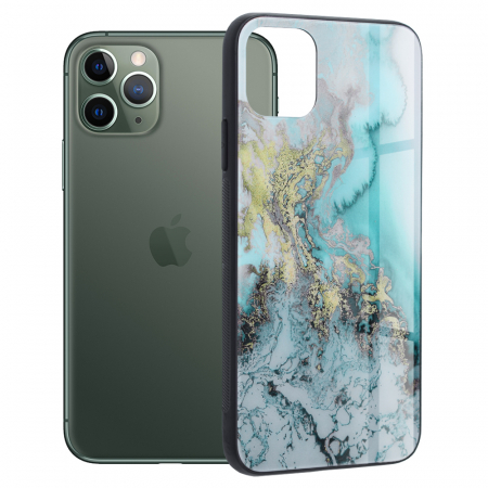 iPhone 11 Pro - Husa iPhone 11 Pro, Glaze Series, Blue Ocean