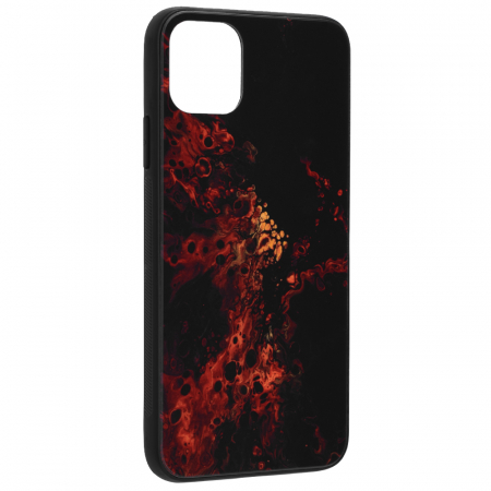 Husa iPhone 11 Pro Max, Glaze Series, Red Nebula [1]