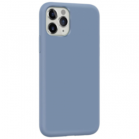 Husa iPhone 11 Pro Max, Soft Edge Silicone, Denim Blue [8]