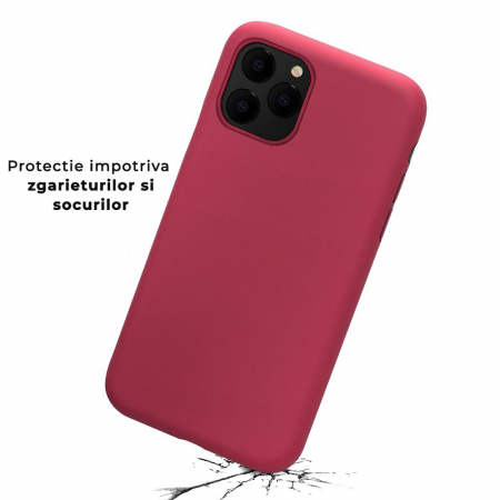 Husa iPhone 11 Pro Max, Soft Edge Silicone, Plum Violet [5]
