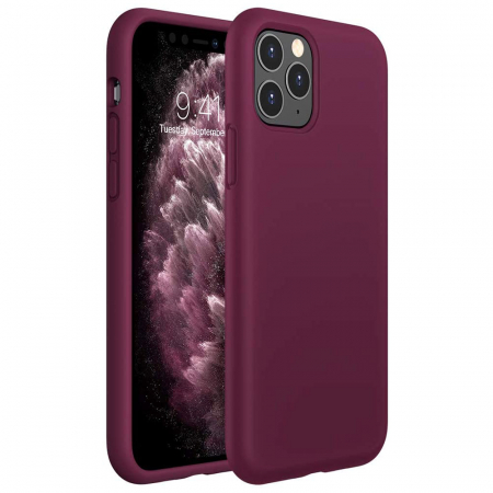 Husa iPhone 11 Pro Max, Soft Edge Silicone, Plum Violet [6]