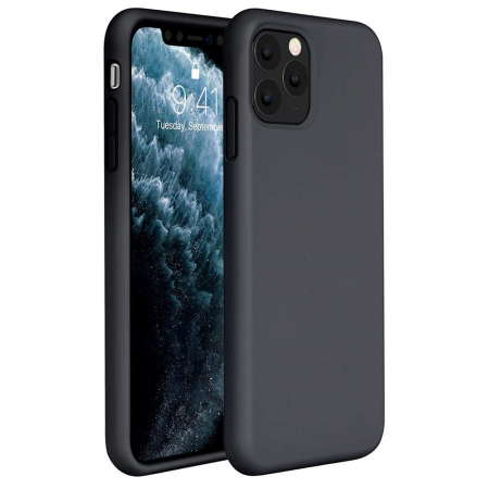 Husa iPhone 11 Pro, Soft Edge Silicone, Negru [10]