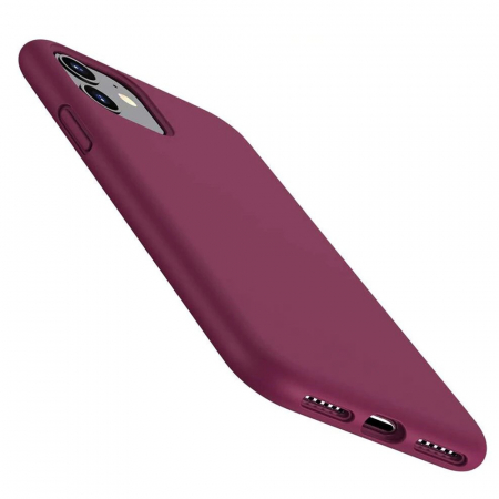 Husa iPhone 11, Soft Edge Silicone, Plum Violet [6]