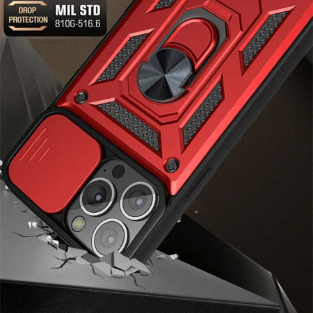 Husa iPhone 12 / 12 Pro cu protectie camera Techsuit CamShield Series, Negru [1]