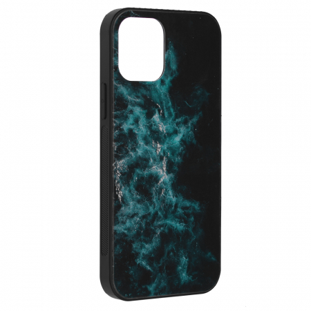Husa iPhone 12 / 12 Pro, Glaze Series, Blue Nebula [3]