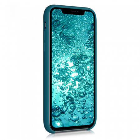 Husa iPhone 12 / 12 Pro, Soft Edge Silicone, Dark Green [2]