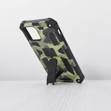 Husa iPhone 12 / 12 Pro, Techsuit Blazor, Camo Lime [2]