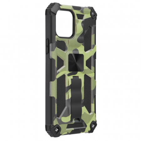 Husa iPhone 12 / 12 Pro, Techsuit Blazor, Camo Lime [5]