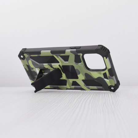 Husa iPhone 12 / 12 Pro, Techsuit Blazor, Camo Lime [1]