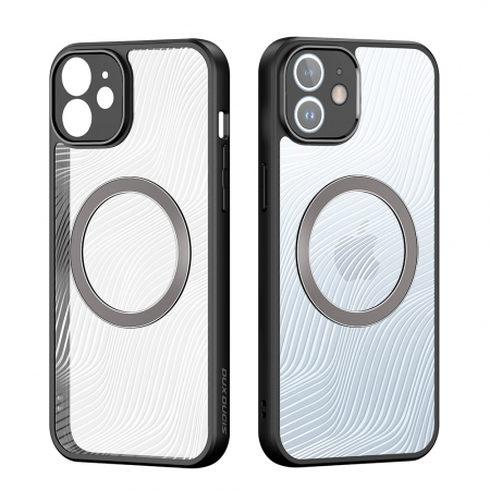 Husa iPhone 12, Dux Ducis Aimo MagSafe, Negru [1]